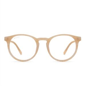 Diff Eyewear Sawyer Blue Light Glasses in Citrine Pearl - NEW WITH TAGS